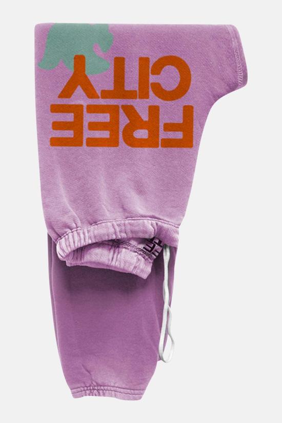  프리시티 스트레이트 팬츠 라지 스웨트팬츠 핑크쉬룸