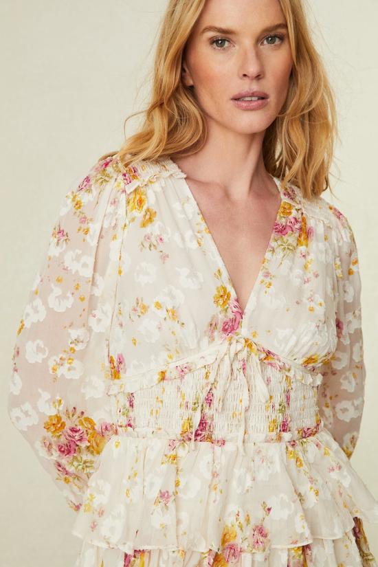  러브쉐이크팬시 숏 원피스 러브 쉑 팬시 마디나 드레스 레몬 파이 - LOVESHACKFANCY