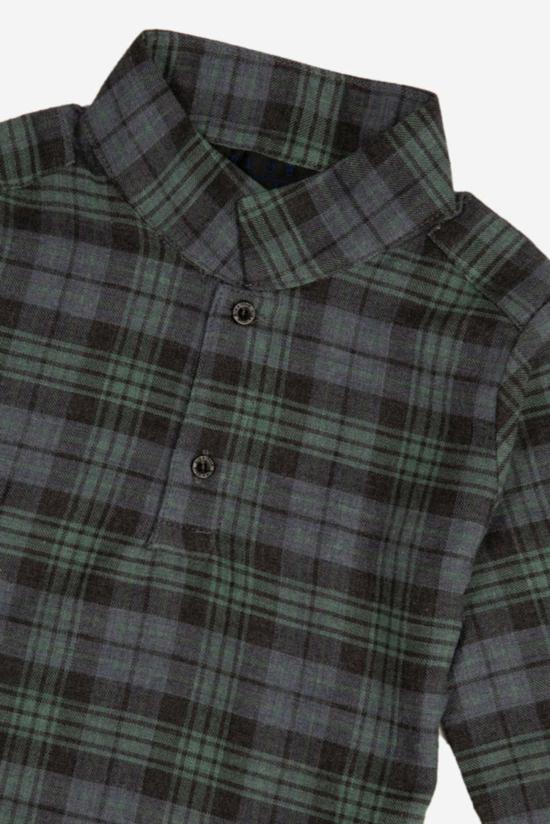  [키즈] 블루&크림 셔츠 키즈  디올 플란넬 셔츠 그린 - BLUE&CREAM