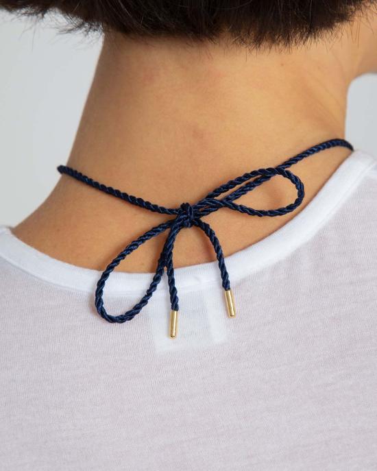  SANDRALEXANDRA 목걸이/팬던트 샌드랄렉산드라 바로크 진주 목걸이 네이비 - OTHER BRANDS