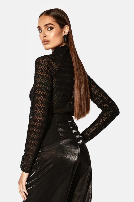  알티에이 터틀넥 Rt A 자수 모크넥 탑 블랙 - RTA