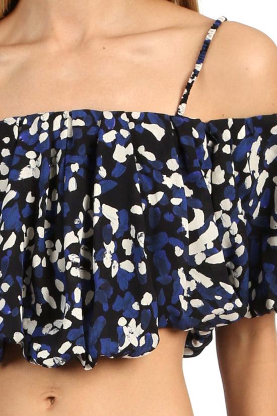  3.1 필립림 민소매 티셔츠 3.1 필립 림 숄더 크롭 탑 블랙/블루 - 3.1 PHILLIP LIM