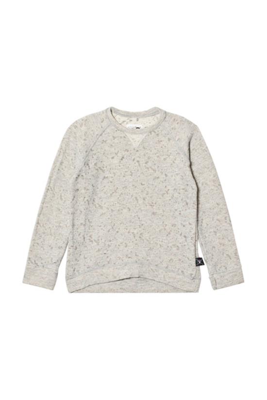  [키즈] 누누누 풀오버 키즈  디컨스트럭티드 스웨트셔츠 그레이