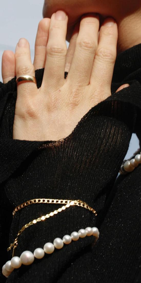  로렌 스튜어트 팔찌 제네시스 진주 팔찌 - LOREN STEWART