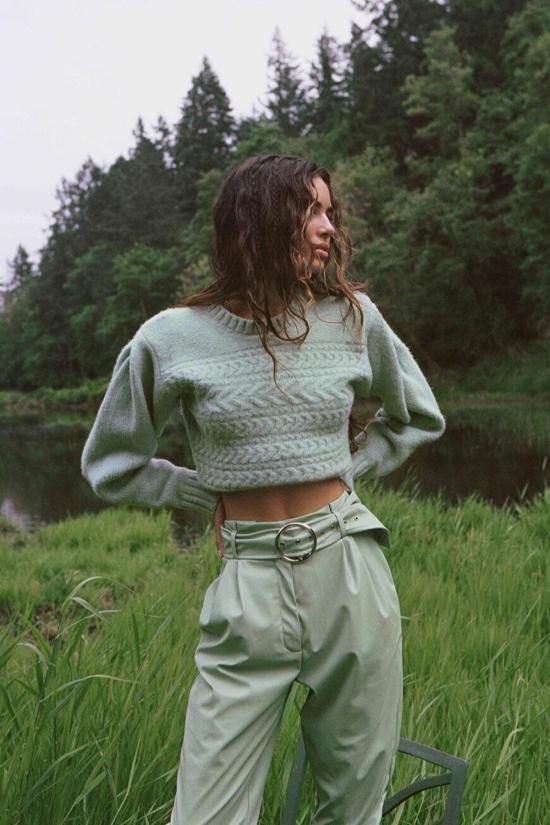  포러브앤레몬스 스트레이트 팬츠 For Love & Lemons 탈리아 팬츠 - FOR LOVE & LEMONS