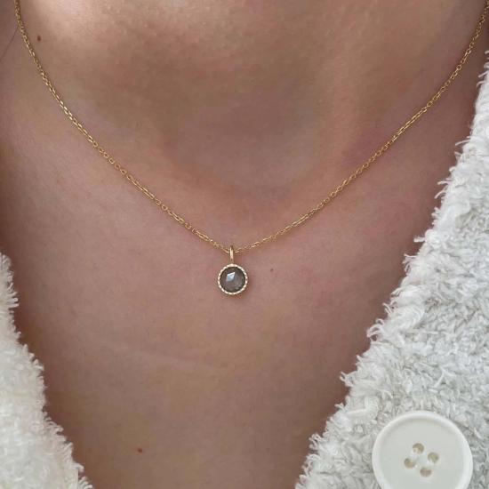  제니 권 디자인스 목걸이/팬던트 제니 권 디자인 그린 사파이어 아리아 네크리스 14K 옐로우/14K 로즈/14K 화이트