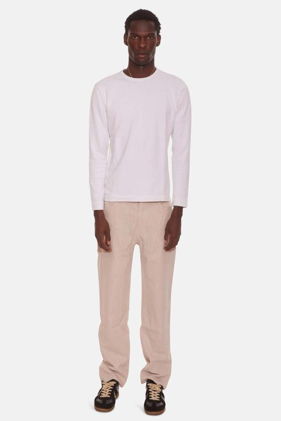  블루&크림 스트레이트 팬츠 카펜터 팬츠 샌드 - BLUE&CREAM