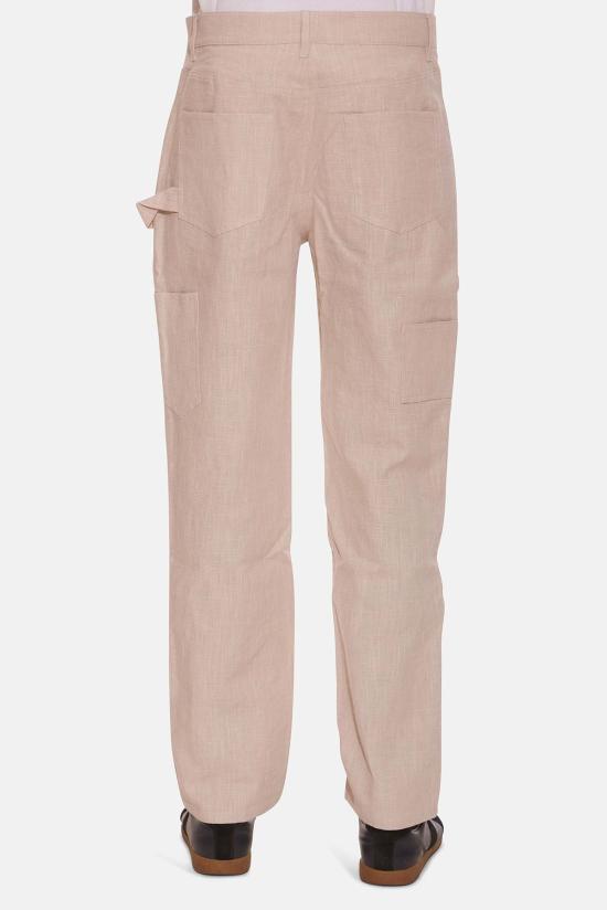  블루&크림 스트레이트 팬츠 카펜터 팬츠 샌드 - BLUE&CREAM