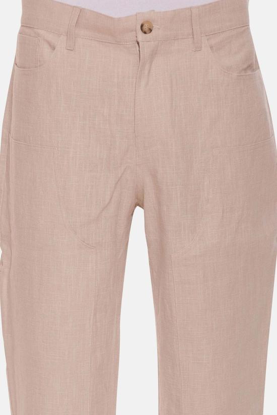  블루&크림 스트레이트 팬츠 카펜터 팬츠 샌드 - BLUE&CREAM