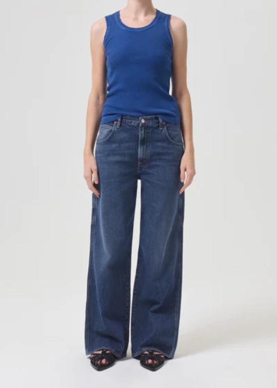  에이골디 민소매 티셔츠 아골데 포피 탱크 앵무새 - AGOLDE