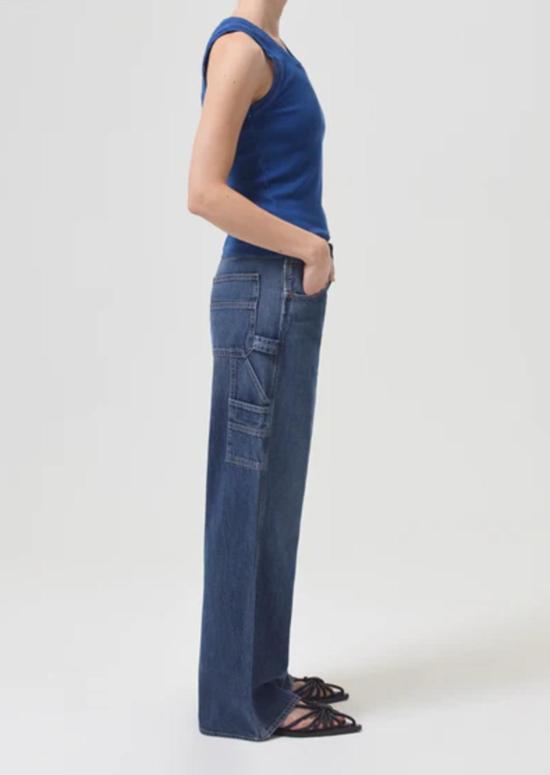  에이골디 민소매 티셔츠 아골데 포피 탱크 앵무새 - AGOLDE