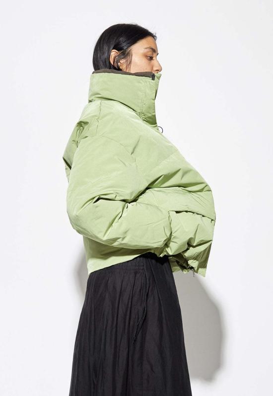  Embassy of Bricks & Logs 숏패딩 Embassy Of Bricks & Logs 유니섹스 오크 하버 재킷 모스 - EMBASSY OF BRICKS & LOGS