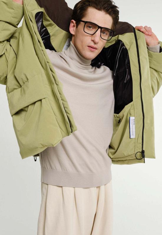  Embassy of Bricks & Logs 숏패딩 Embassy Of Bricks & Logs 유니섹스 오크 하버 재킷 모스 - EMBASSY OF BRICKS & LOGS