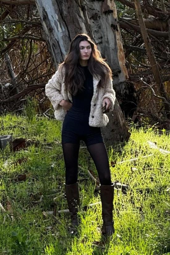  아스트라 더 라벨 무스탕 아스트 더 라벨 마일리 재킷 내추럴 - ASTR The Label