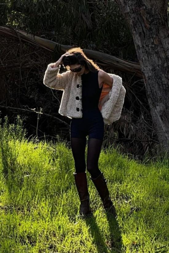  아스트라 더 라벨 무스탕 아스트 더 라벨 마일리 재킷 내추럴 - ASTR The Label