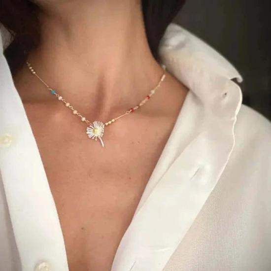  Wilymi Jewelry Co. 팔찌 윌리미  컴퍼니 민들레 매력 목걸이 골드 - OTHER BRANDS