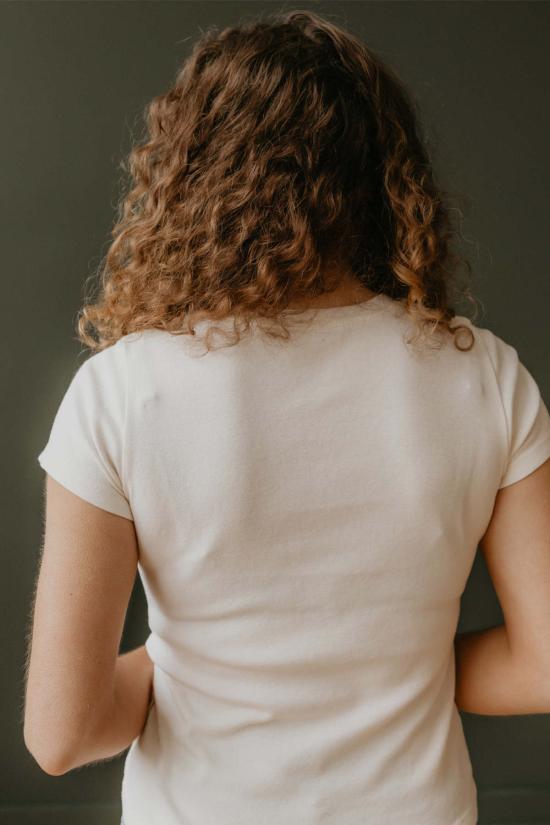  피플 오브 레이저 반팔 티셔츠 People Of Leisure 블랙 사바스 베이비 티 크림 - PEOPLE OF LAISURE