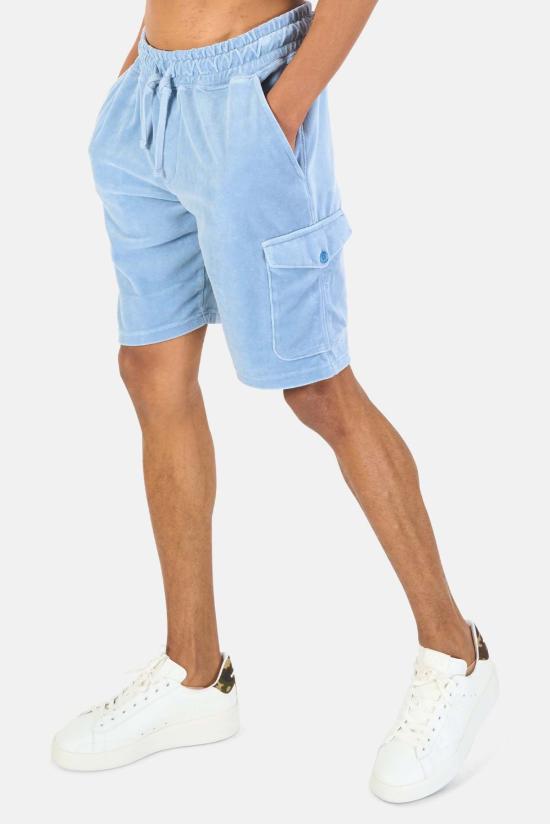  04651/트립인어백 숏팬츠 벨벳 버뮤다 숏 스카이 - 04651/A TRIP IN A BAG