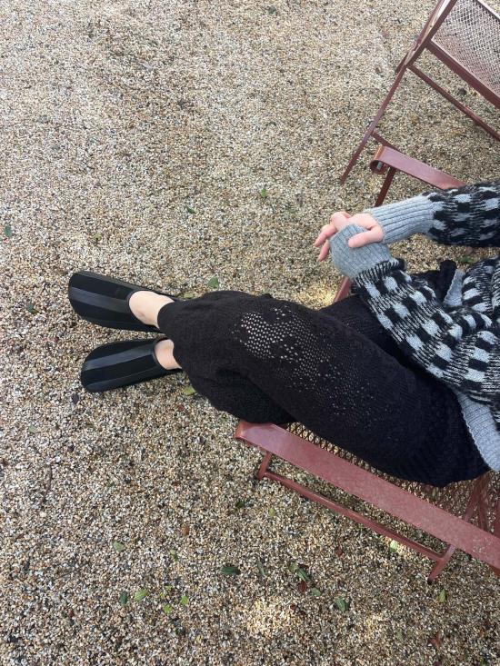  베클리나 뮬/슬리퍼 구비 뮬 블랙 - BEKLINA