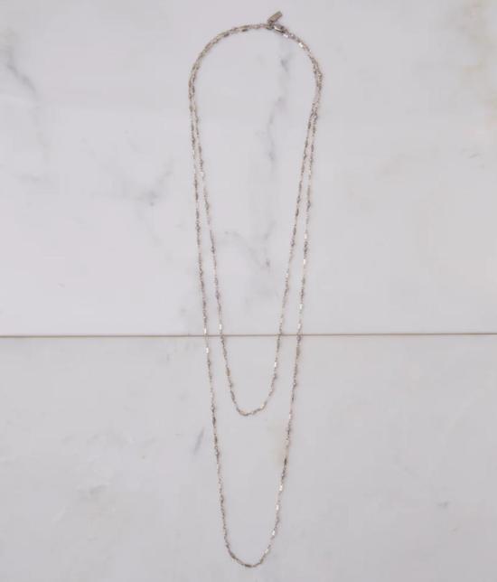  Natalie B Jewelry 목걸이/팬던트 나탈리 비 주얼리 베이비 보헤미안 프레쉬 워터 펄 레이어링 네크리스 실버 - OTHER BRANDS