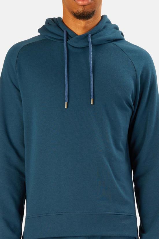  Blue&Cream 후드 티셔츠 블루&크림 메이슨 풀오버 후드티 딥 오션 - BLUE&CREAM