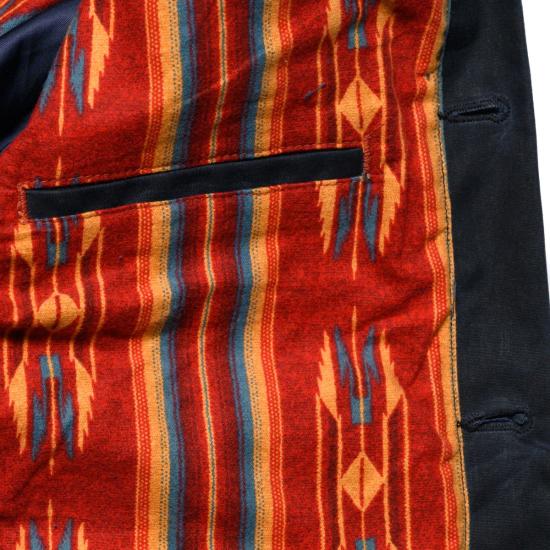  Freenote Cloth 자켓 Rj 1 라이더 재킷 왁스 캔버스 블랙/레드 내부 - FREENOTE CLOTH