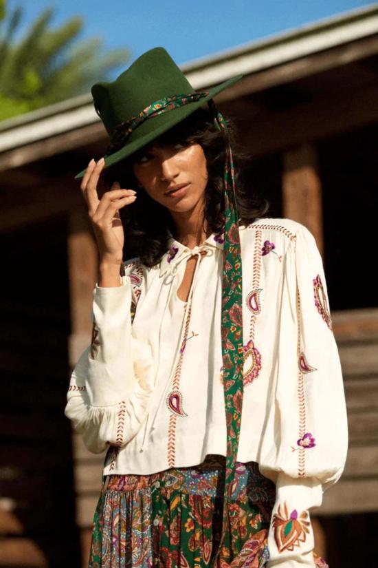  캐롤리나 케이 버킷햇 캐롤라이나 K 브론코 햇 에메랄드