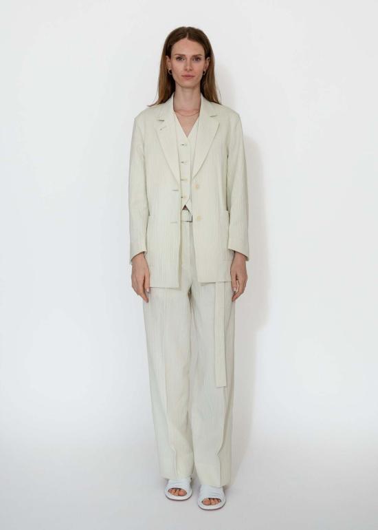  사야카 다비스 뉴욕 수트 자켓 사야카 데이비스 뉴욕 투버튼 블레이저 아이보리 - SAYAKA DAVIS NEW YORK