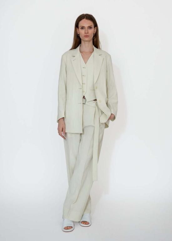  사야카 다비스 뉴욕 수트 자켓 사야카 데이비스 뉴욕 투버튼 블레이저 아이보리 - SAYAKA DAVIS NEW YORK