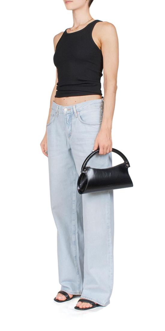  에태르네 민소매 티셔츠 에테르네 하이넥 피티드 탱크 블랙 - ETERNE