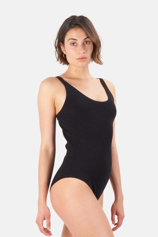  알티에이 민소매 티셔츠 Rt A Anthony 바디수트 블랙 - RTA