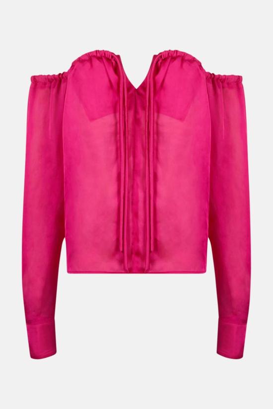  알티에이 블라우스 Rt A 카밀라 탑 푸시아