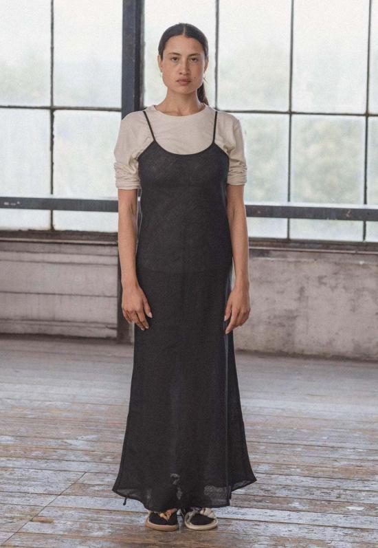  베이스레인지 롱 원피스 Baserange Dydine 드레스 블랙