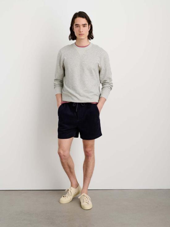  알렉스 밀 숏팬츠 풀온 숏 파인 웨일 코듀로이 다크 네이비
