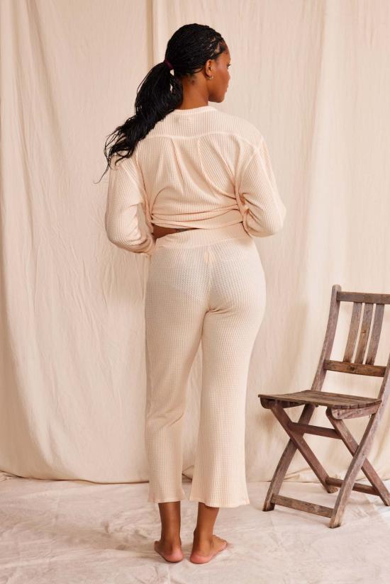  피플 오브 레이저 스트레이트 팬츠 People Of Leisure 로터스 와플 팬츠 - PEOPLE OF LAISURE