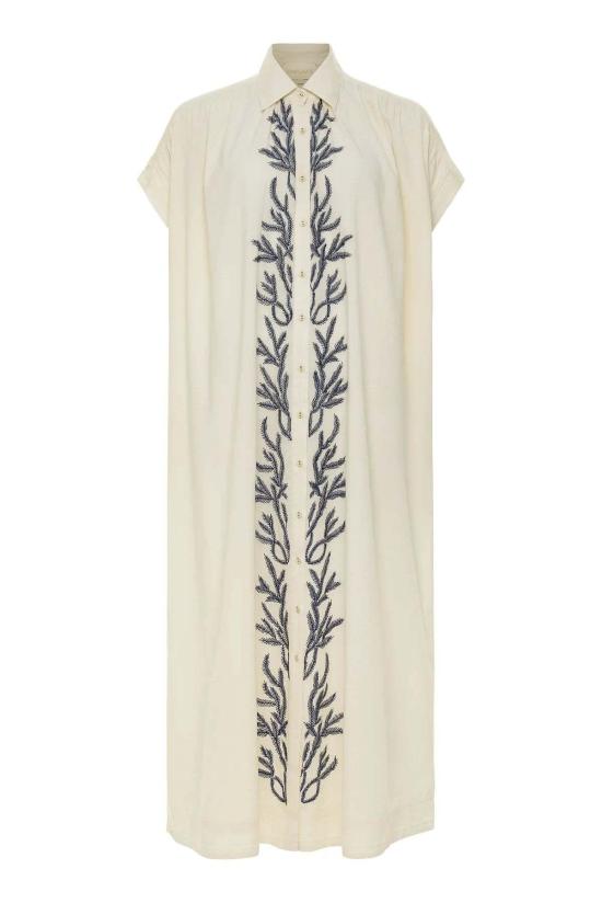  캐롤리나 케이 숏 원피스 캐롤라이나 K 발레리 카프탄 가르데니아 - CAROLINA K