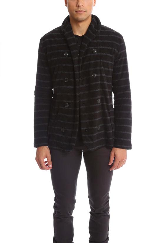  Biography 코트 바이오그래피 숄 칼라 더블 브레스트 블레이저 블랙