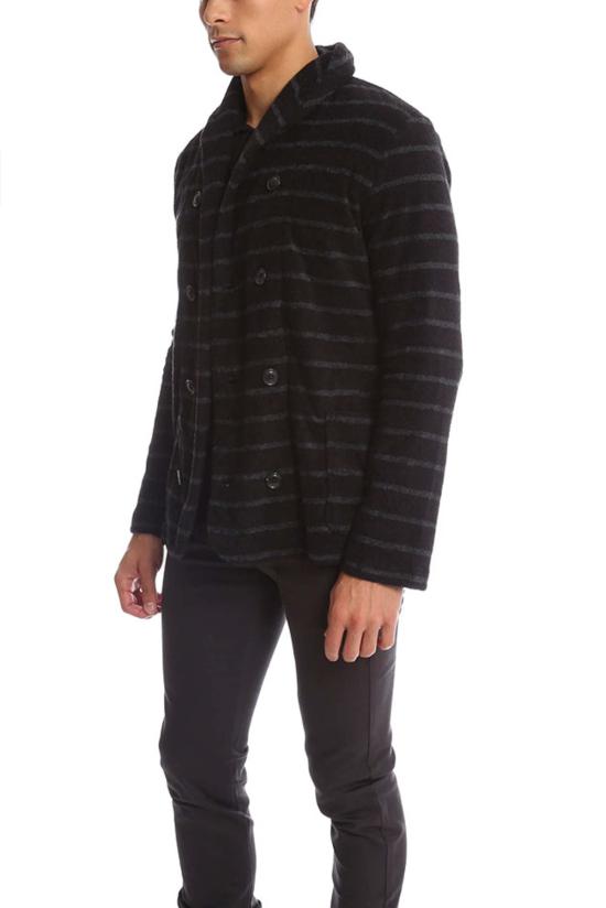  Biography 코트 바이오그래피 숄 칼라 더블 브레스트 블레이저 블랙 - OTHER BRANDS