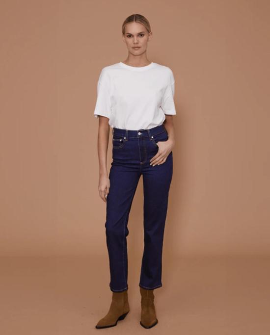  르장 데님 팬츠 르 장 사빈 스트레이트 진 스톰