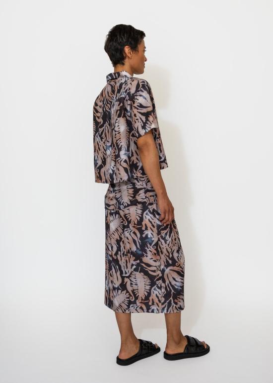  사야카 다비스 뉴욕 셔츠 사야카 데이비스 뉴욕 프린트 크롭 셔츠 프린트 - SAYAKA DAVIS NEW YORK