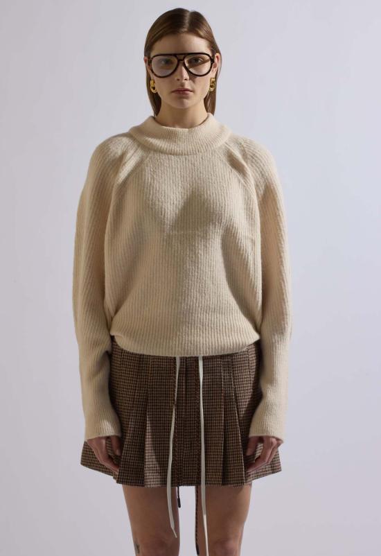  더 엔케이씨 스토어 숏 스커트 Nkc 스토어 피파 스커트 브라운 하운드투스 - The NKC Store