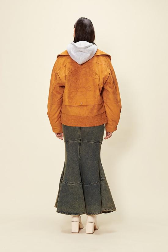  하우스오브써니 봄버 자켓 하우스 오브 서니 더 하이브리드 재킷 토바코 - HOUSE OF SUNNY