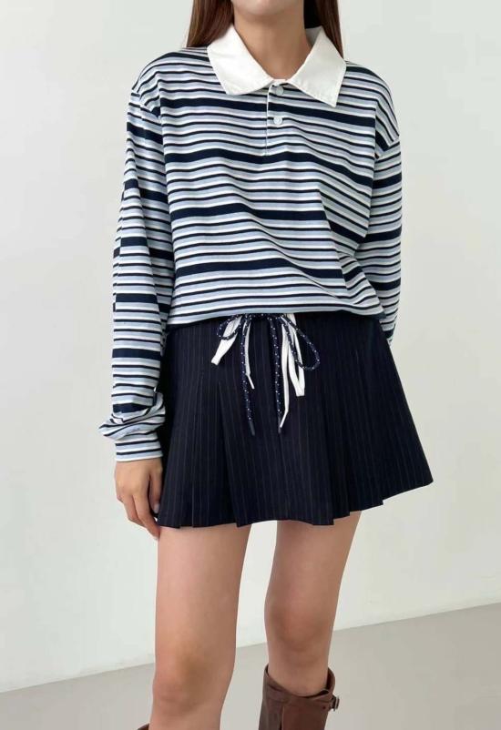  더 엔케이씨 스토어 숏 스커트 Nkc 스토어 피파 스커트 네이비 - The NKC Store