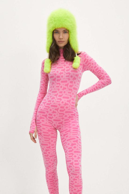  모노수트 이어플랩 캡 팬시 푸들 인조 모피  라임 - MONOSUIT