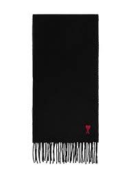 25FW 아미 머플러/스카프 BFUSF405334001 BLACK DOM