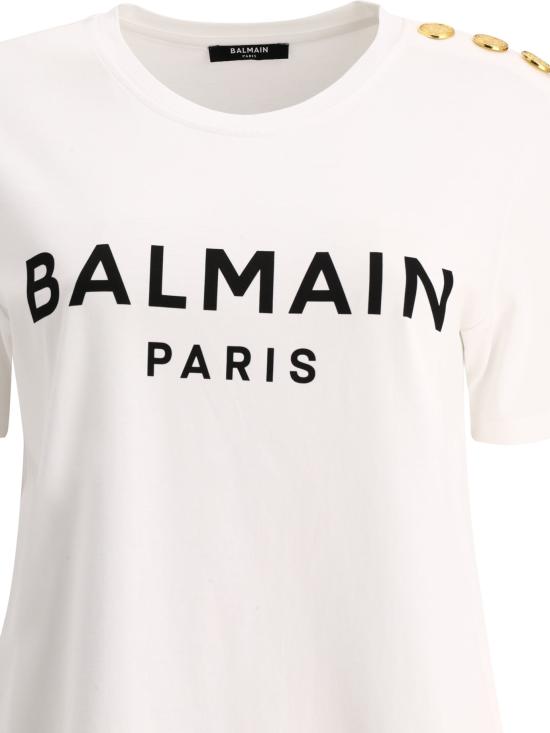 25SS 발망 반팔 티셔츠 BF1EF005BB02GAB WHITE DOM - BALMAIN