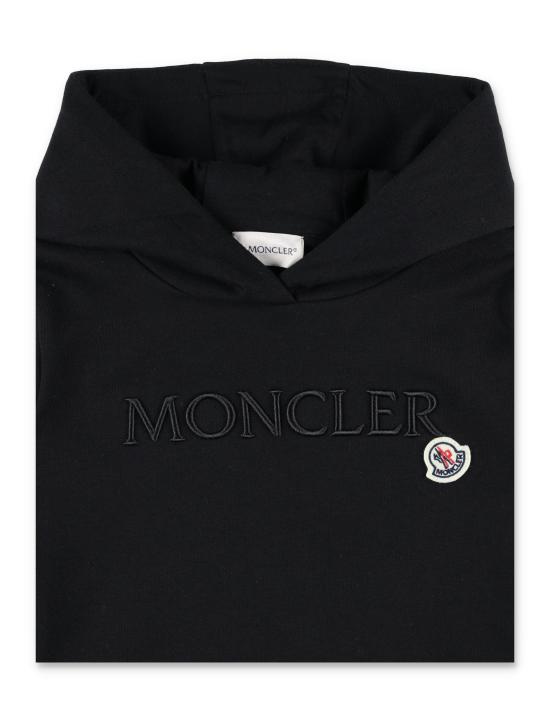 25SS [키즈] 몽클레어 폴로 셔츠 8G0001089AKM 999 BLACK - MONCLER