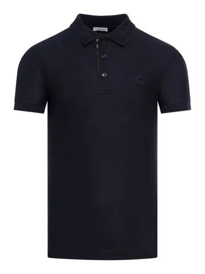 26SS 버버리 코튼 폴로 티셔츠 8099165 COAL BLUE DOM