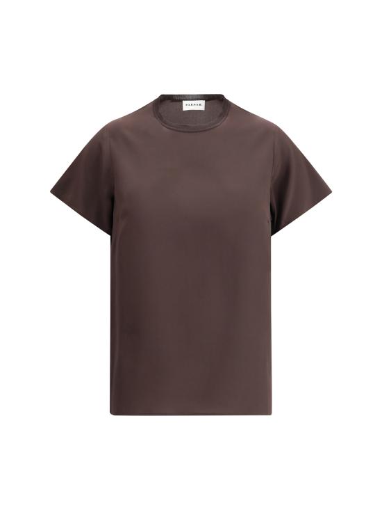 25SS 파로쉬 반팔 티셔츠 D311633 086 BROWN