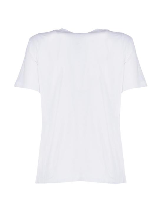 26SS 모스키노 반팔 티셔츠 071104411001 White - MOSCHINO